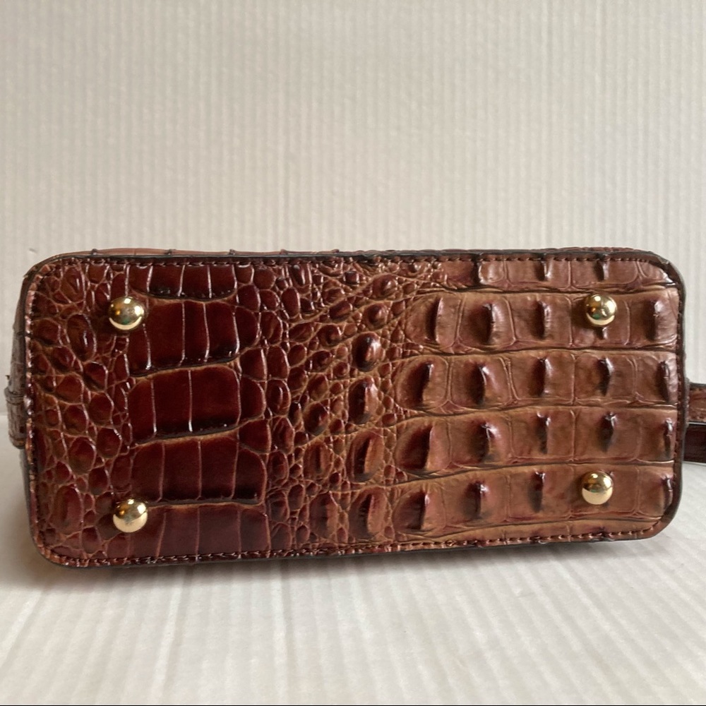 Brown Bowler Style Handbag - Picture 2 of 6
